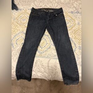 American Eagle Dark Blue slim stretch Denim 34x30
